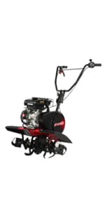 SPLENDOR Gas Powered Tiller 4 Cycle Engine 212CC Working Width Adjustable 13in-22in-33.5in