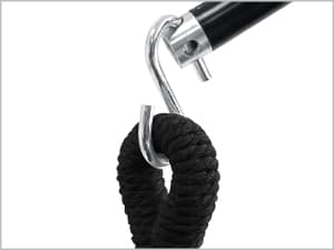 Outerman Hammock Chair, Hanging Chair with 3 Cushions and Foot Rest Support, Sturdy Metal Spreader Bar Max 500Lbs, Swing Chair for Bedroom, Indoor & Outdoor, Patio, Porch or Tree(Black)…