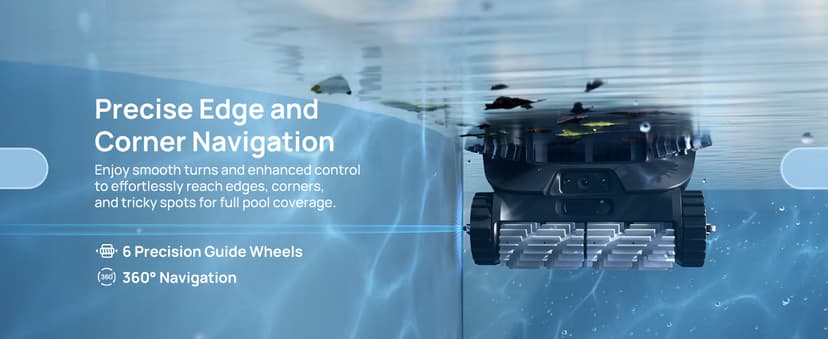 Beatbot AquaSense 2 Ultra Cordless Robotic Pool Cleaner for Complex Pools, Pool Mapping with AI Camera, 5-in-1 Cleaning, Smart Surface Parking, Pool Skimmer, Water Clarification – Prussian Blue