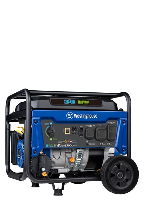Westinghouse 6600 Watt Home Backup Portable Generator, Remote Electric Start with Auto Choke, Transfer Switch Ready, RV Ready, CO Sensor