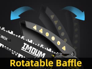 Mini Chainsaw Electric Chain Saw 6 Inch Cordless Battery Powered, 2.0Ah Battery, Compatible w/IMOUMLIVE Pole, Hand Held, Small, Portable and Easy for Tree Trimming Branch Pruning Wood cutting