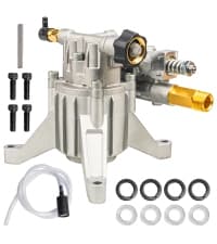Hourleey 7/8" Shaft Vertical Pressure Washer Pump, 3400PSI 2.5GPM, Replacement Pump for Power Washer Kit, Compatible with Honda, Simpson, RYOBI, Briggs & Stratton, Subaru, Craftsman