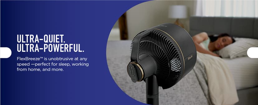 Shark FlexBreeze Fan - Indoor & outdoor oscillating fan, pedestal & tabletop, corded & cordless portable fan with outdoor InstaCool misting attachment - FA222