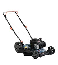 SENIX LSPG-M7 21-Inch Gas Push Lawn Mower with 140 cc 4-Cycle Briggs & Stratton Engine, Bagging, Mulching, and Side Discharge, 6-Position Dual Lever Height Adjustment