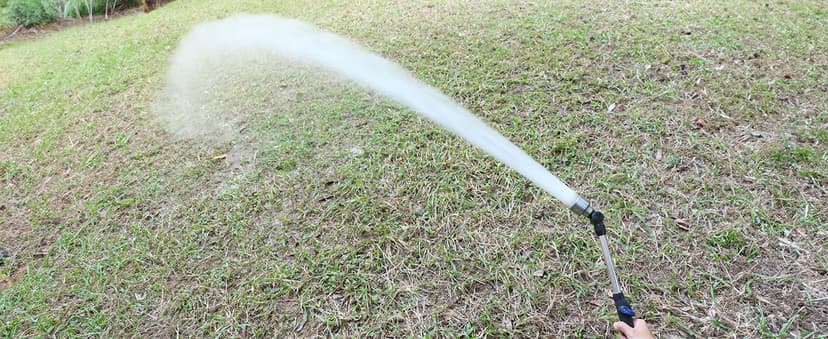 STYDDI Soft Rain Watering Wand with Pivoting Head and Thumb Control, 18" Gentle Classic Rain Wand with 1008Holes Stainless Head, Perfect for Hanging Baskets, Planters, Greenhouses and Seedbed