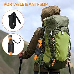 Fully Waterproof Handheld Metal Detector Pinpointer for Adults and Kids, Small Pin Pointer Wand. LCD Display, High Accuracy, 3 Alert Mode, Professional for Gold,Coins on Beach, Underground