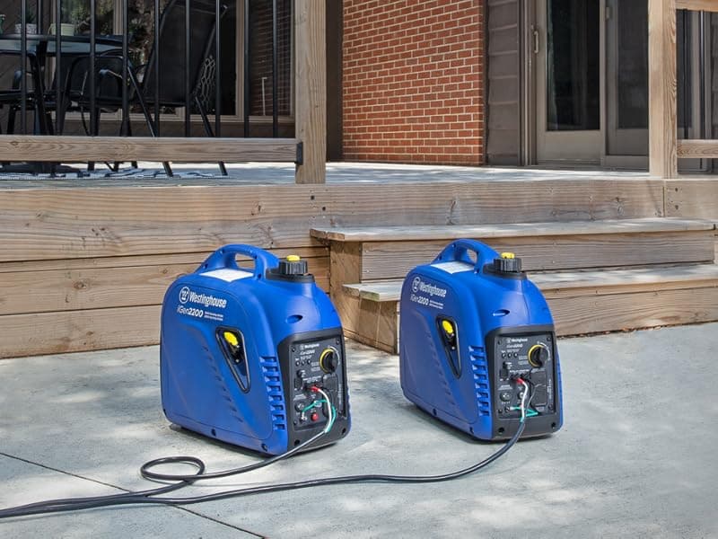 Westinghouse 2200 Peak Watt Super Quiet & Lightweight Portable Inverter Generator, Gas Powered, Parallel Capable, Long Run Time