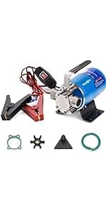 Garden Pump With Hose, 115V 1/10HP 330GPH Mini Electric Water Transfer Pump Waterbed Drain Pump, With Suction Hose Kit.