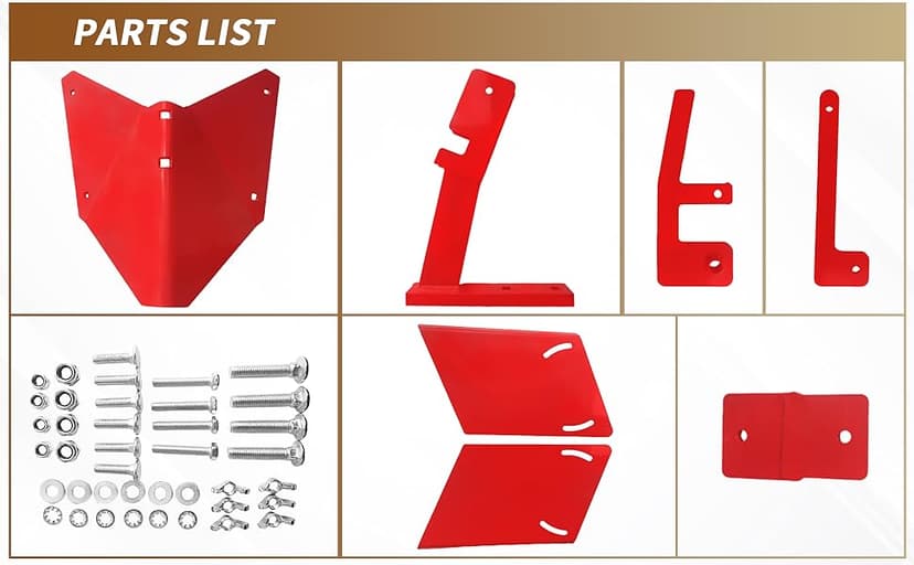 15683 Hiller-Furrower Kit for Rear Tine Tillers, Adjustable Wings, Three Connection Options, Easy Installation, Thickened Materials, Suitable for All Land Types, 2-Year Warranty.