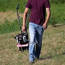 Toro 58601 Cultivator, 43cc 2-Cycle Engine, Adjustable Tilling Width 6-10”, Overhand Handlebars, 8” Max Cultivating Depth, Lightweight