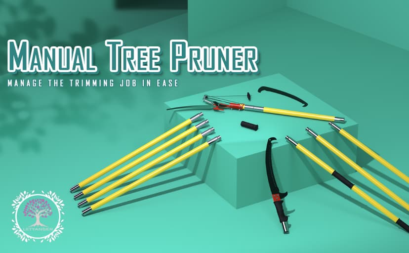Pole Saws for Tree Trimming, 7.3-27 ft Extendable Tree Trimmers Long Handle Pruner, Sharp Steel Blade and Scissors High Branches Trimming, Tree Pruner, Tree Saw
