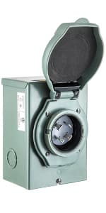 Vevor 75Ft 50 Amp Generator Extension Cord 4 Wire 8 Gauge Generator Cord 125V 250V Generator Power Cord N14-50P & SS2-50R & CS6364 Twist Lock Connectors : Everything Else