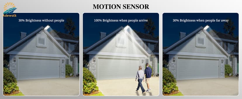 5000W Solar Lights Outdoor - 6500K LED Solar Street Lights Outdoor, Dusk to Dawn, IP66 Waterproof Solar Flood Lights with Motion Sensor and Remote Control for Yard, Patio, 2 Pack