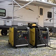 Champion Power Equipment 4500-Watt Electric Start Dual Fuel RV Ready Portable Inverter Generator with Quiet Technology and CO Shield