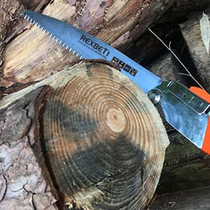REXBETI Folding Saw, Heavy Duty 11 Inch Extra Long Blade Hand Saw for Wood Camping, Dry Wood Pruning Saw With Hard Teeth, Quality SK-5 Steel
