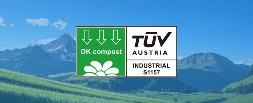 SUPERBIO 1.6 Gallon Handle Tie Compostable Food Scrap Bags For Counter Top Compost Bin, Small Compost Bags, 50 Count, 6 Liter, BPI & OK compost INDUSTRIAL Certified