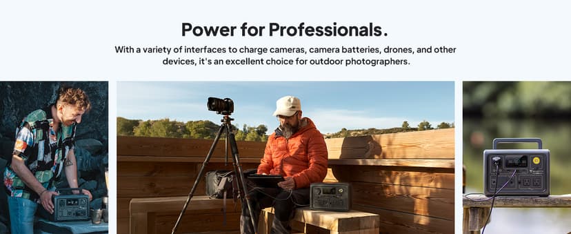 BLUETTI Solar Generator EB3A, 268Wh LiFePO4 Battery Backup w/ 2 600W (1,200W Surge) AC Outlets, Recharge from 0-80% in 30 Min., LFP Backup for Outdoor Camping, Trip, Power Outage