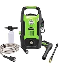 Greenworks 1500 PSI 1.2 GPM Pressure Washer (Upright Hand-Carry) PWMA Certified