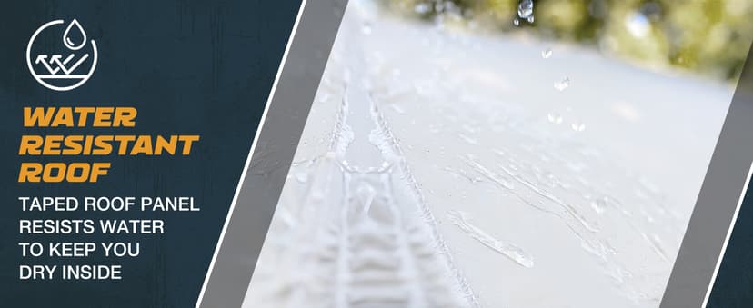 COBIZI Pop Up Gazebo Screen Tent Screen House for Camping, 8FTx8FT Screen Room with Sidewalls and Mosquito Netting, Hub Tent Instant Screened Canopy with Carrying Bag and Ground Stakes, Brown