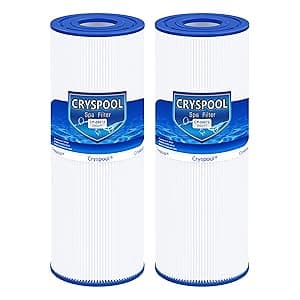 Cryspool® 04072 Filter Compatible with PRB25-IN Hot Tub Filter, C-4326, FC-2375, 3005845, R172327, R173429, 33521, 25392, 817-2500, 5X13 Drop in Spa Filter, 2 Pack