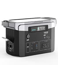 Solar Generator 1024Wh Portable Power Station with Solar Panel Included, LiFePO4 (LFP) Battery, with 120V AC Outlet for RV Camping Outdoor Home Emergency Backup, Fast Charging