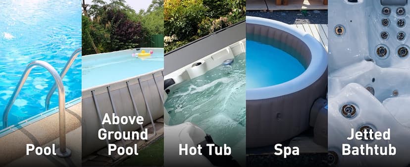 KOKIDO (2025 Upgrade) Rechargeable Handheld Pool Vacuum with Dual Brush Heads and Aluminum Pole, 60 mins Cordless Spot Cleaning Suction, Above Ground Pool, Hot Tub, Spa and Pools to 20ft, XTROVAC 110