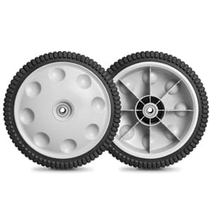 12 Inch 734-04019 Rear Wheel Replacement for MTD 734-04127, Lawn Mower Wheel 12" x 2.125" S-Wave Wheel Tire Compatible with Most Troy Bilt Walk-Behind Push Lawn Mower, 2 Pack