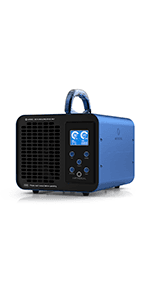 Airthereal MA5000 Commercial Ozone Generator, High Capacity Ozone Machine Odor Removal - Home Air Ionizers O3 Deodorizer for Rooms, Smoke, Cars and Pets, Eliminate Odors up to 2000sq.ft., Blue