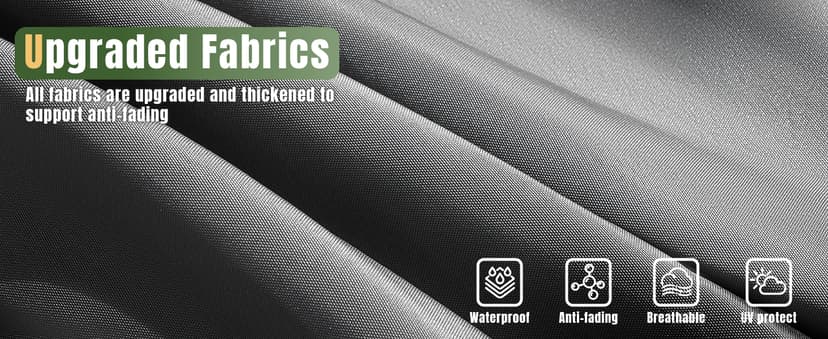 AOXUN Outdoor Gazebo for Patio 10x10, Metal Frame Canopy with Double Roofs, Heavy Duty Party Tent and Shelter with Mosquito Netting and Privacy Screen for Backyard, Lawn, Garden, Deck (Grey)