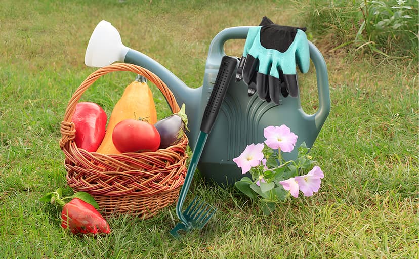 Weeding Artifact Uprooting Weeding Tool Claw Gloves Kit, 6 Teeth Dual Purpose Weed Puller, for Yard Farm Gardening Cultivating Loosening Weeding Mulching Planting Steel Hand Weeder