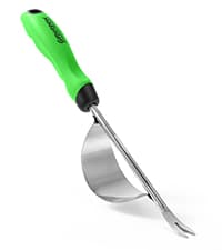 Grootpow WP5 Heavy Duty Weed Puller Tool, Stand Up Dandelion Weeder with 40" Handle, 3 Claws & Fiberglass Foot Pedal, Weeding Tool Made with Cast-Iron, Easily Remove Weeds Without Bending or Kneeling