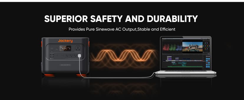 Jackery Solar Generator 4000 Kit, Explorer 2000 Plus and 1X PackPlus E2000 Plus Expandable Battery with 2X200W Solar Panel, 4085 Wh LiFePO4, 3000W Output for Outdoor RV Camping & Home Emergency