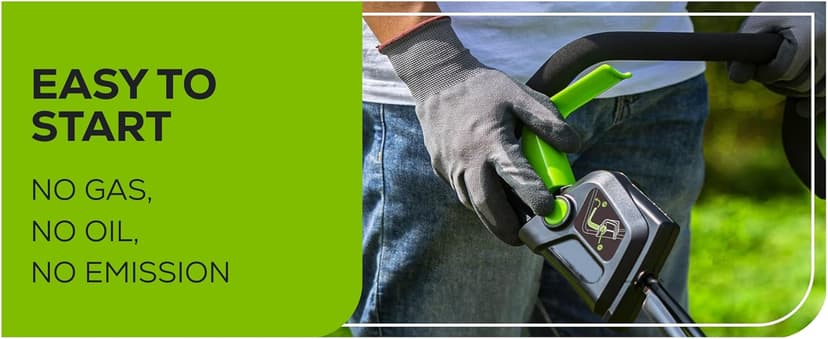 Greenworks 24V 13" Brushless Cordless (Push) Lawn Mower, 4.0Ah Battery and Charger Included