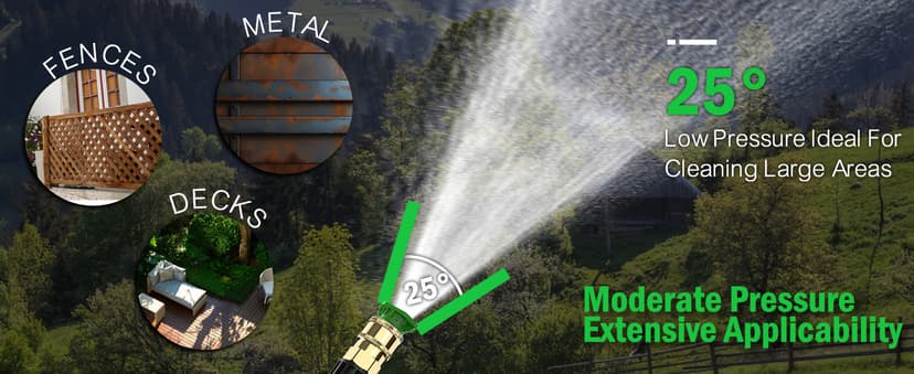 Pressure Washer, 5000PSI Max 3.6GPM Electric Power Washer with Foam Cannon 35FT Power Cord 4 Nozzles, Pressure Washer for Cars, Patios, Fences, Decks and Driveway