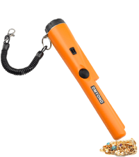 Dmyond Metal Detector Pinpointer, Professional Waterproof Handheld Pin Pointer Wand, Search Treasure Pinpointing Finder Probe with 9V Battery for Adults, Kids - Orange