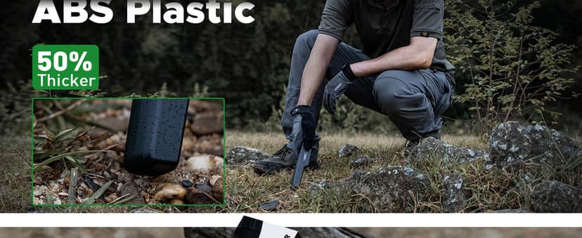 Metal Detector Pinpointer Chargeable - Waterproof Hand-held Metal Detectors Wand with One-Key Interference Elimination, Superhet-Tec Pin Pointer Metal Detector Accessories for Adults&Kids