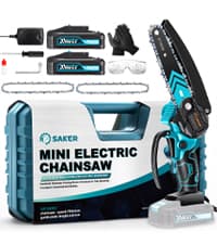 Saker Mini Chainsaw,Portable Electric Chainsaws Cordless,Small Handheld Chain Saw Pruning Shears Chain Saws for Tree Branches,Father's Day Gift for for Men Dad Husband Women,Courtyard and Garden