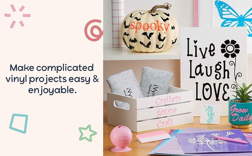 Premium Vinyl Weeding Tool Kit - Precision Stainless Steel Weeder - Hook and Pick with Fine Tweezers Crafting Set - by iVyne