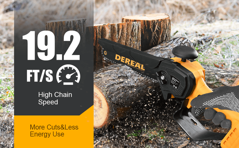 2-in-1 Cordless Pole Saw, Brushless Mini Chainsaw with Pole, 20V 4.0Ah Battery Powered Pole Saws for Tree Trimming, 8" Cutting Power Small Pole Saw, 18ft Reach Electric Saw for Trees With Pole