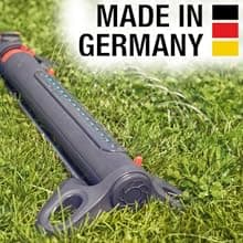 Gardena (18714) Up to 3800 sq ft - AquaZoom Adjustable Oscillating Yard Sprinkler, for Watering Large Area Lawn and Garden. Aquazoom Outdoor oscillating Sprinkler has Wide Heavy Duty Base.