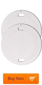 (2-Pack) The Exact 10'' Skimmer Lid Replacement | Compatible with Hayward SPX1082E, SP082, 1083, 1084,1085, and SP1086 | Made of Heavy-Duty Plastic and Fits Perfect Like A Glove