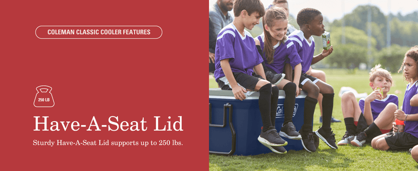 Coleman Classic Series Insulated Portable Wheeled Cooler, Leak-Resistant Outdoor Hard Cooler Keeps Ice up to 5 Days, 100-Quart