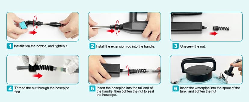 3.2 Gallon Battery Powered Backpack Sprayer, Upgraded Electric Back Pack Sprayer with 3 Spray Force, Battery Indicator, Rechargeable Handle, 41" Telescopic Wand, 5 Mist Nozzles, for Lawn and Garden