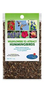 Drought Resistant Wildflower Seeds - 1oz, Open-Pollinated Bulk Flower Seed Mix for Beautiful Perennial, Annual Garden Flowers - No Fillers - 1 oz Packet