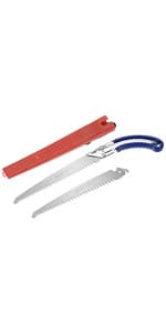 uxcell 24 Inch Pruning Saws, Straight Blade Hand Saw Wood Handle for Camping Garden Wood Tree Branches Trimming
