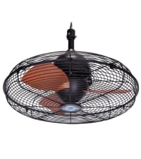 Tornado 20-Inch Outdoor Downrod Mount Ceiling Fan – IPX4 Water-Resistant, Remote Control Included, 3 Speed Settings, 3300 CFM, 10-Foot Cord, UL Safety Listed