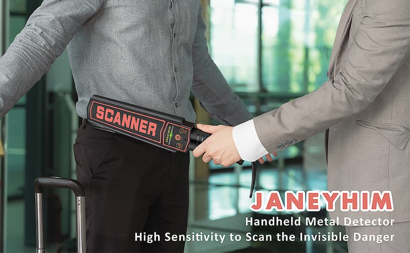 Metal Detector Wand Rechargeable,Nail Finder,Metal Detector Wand for Woodworking,Security Wand (with Built-in Battery, with Charging Line)