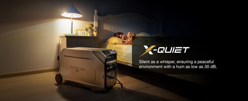 EF ECOFLOW DELTA Pro 3 Portable Power Station, 4096Wh LFP Battery, Expandable to 48kWh, 120/240V 4000W AC Output, Solar Generator for Home Use, Camping Accessories, Emergencies, Power Outages, RVs