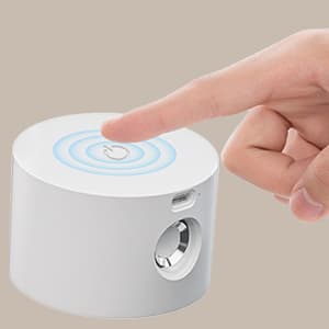 Battery Operated Wall Light, LED Lamp with 360°Adjustable Lighting Indoor Light 3 Color Modes Brightness Levels Touch Control, Mounted for Bedroom Reading Bedside-1Pack White