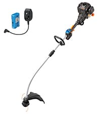 LawnMaster NPTGSP2617A No-Pull Gas Grass Trimmer with Electric Start 26cc 2 Cycle 17-Inch